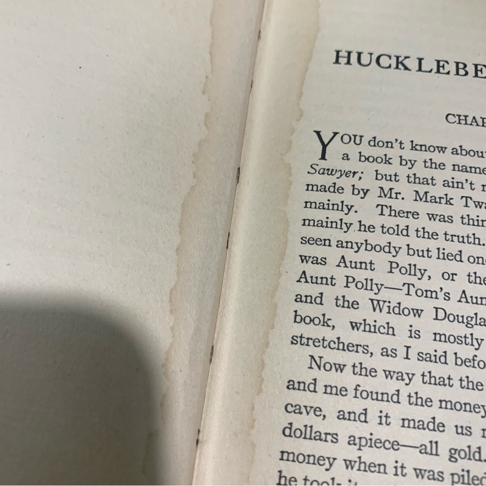 Mark Twain Huckleberry Finn Vol 13 Vintage Collectible Hardcover Book - Picture 14 of 16